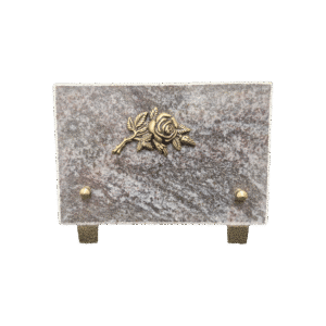plaque funéraire en granit orion (18cmx12cm)